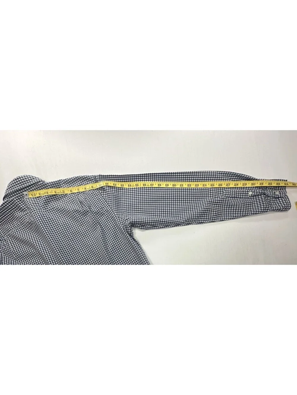 J Crew Checked Lightweight 100% Cotton Button Up Blue Mens M